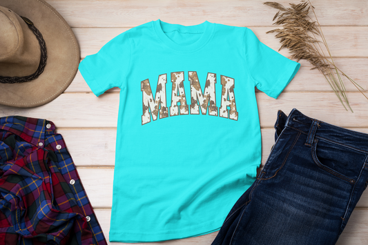 Mama - Cow Hide Print